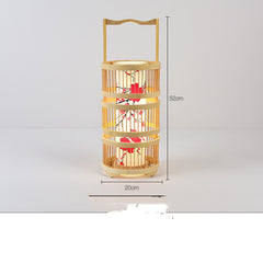Store Bed And Breakfast Bedroom Bamboo Floor Lamp