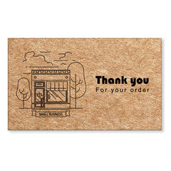 English Holiday Thank You Simple And DIY Creative Greeting Card