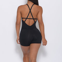 Training Fitness Beautiful Back Ballet Dance Jumpsuit