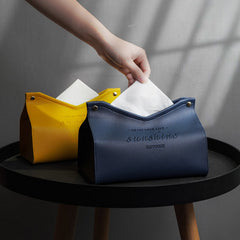Leather Tissue Box, Hotel Pumping Box, Home Living Room, Creative Gift Box