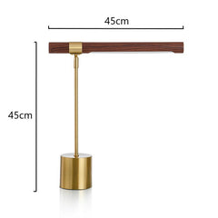 Individual wood grain table lamp