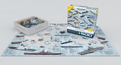 Puzzle: Family Oversize Puzzles - WWII War Ships