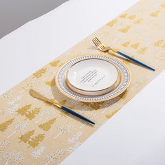 Christmas Table Runner Tablecloth Fine Linen Printing
