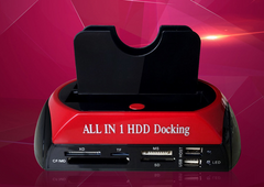 Cradle Multi-Function HDD Block HDD Holder With Card Reader HDD Enclosure