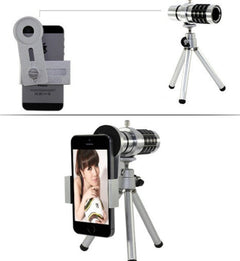 12X Zoom Mobile Telescope - Powerful Long-Focal Camera Lens for Universal Travel Adventures