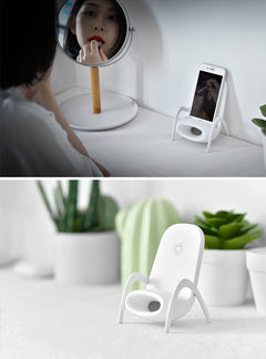 Creative Chair Amplifier Wireless Charger Suitable For Apple Android Phone Fast Charging Amplifier Bracket