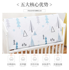 Baby's bed cotton bed sheet baby's mother and baby's products ins children's cartoon bed cover