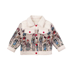 Girls' Leather Coat New Fashion Jacket