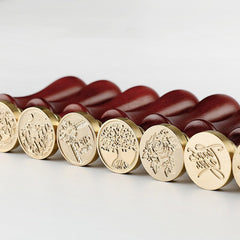 Full Set Of Gift Box With Wax Grain Seal Head