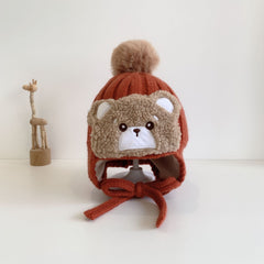 Winter Warm Children's Knitted Woolen Cap