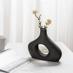 Ceramic Vase Decoration Dried Flowers Living Room Home Furnishing Creative Homestay