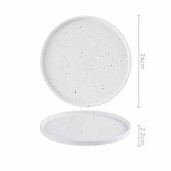 Porcelain Ceramic Bowl Dinner Plate Spoon Tableware
