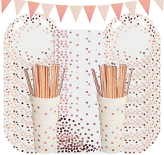 Disposable Tableware Set For Paper Plate Table