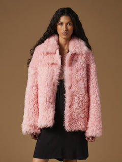 Lamb Wool Coat Women's Clothing