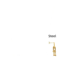 U-shaped Vachette Clasp Necklace Bracelet Ear Studs