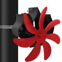 Thermal Power Magnet-free 7-blade Wall Hanging Fireplace Fan