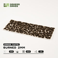 Gamers Grass Tufts: Burned 2mm- Wild
