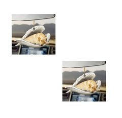 Car Pendant Sleeping Dog Angel Home Decor Acrylic Showcase Hanging Ornaments For Doors