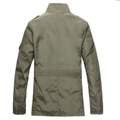 Plus size men's trench coat