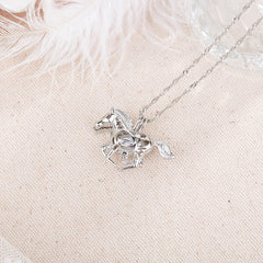 Halloween multi-colored glow-in-the-dark Pony Necklace