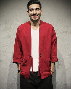 Casual Authentic style clothing cardigan men's jacket