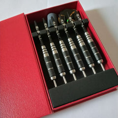 Needle Darts 22g Stainless Iron Darts Carved Aluminum Rod Set