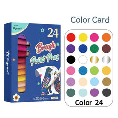 Soft Head Gouache Pen Hand Account Painted Graffiti Greeting Card Marker Pen
