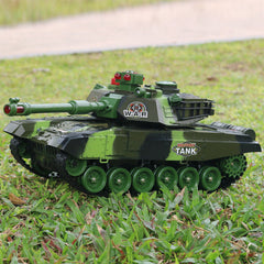 Can launch off-road tracked remote control vehicle
