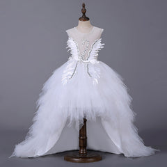 Girl Princess Pompous Skirt Flower Child Wedding Dress