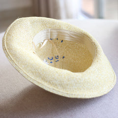 Fashion Sunscreen Flower Travel Bowler