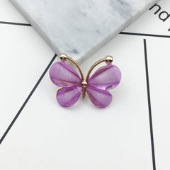 Diy Alloy Jewelry Accessories Crystal Butterfly Apple Mobile Phone Case