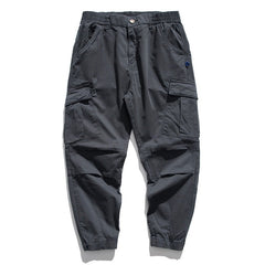 Plus Size Men's Casual Trousers With Loose Fit