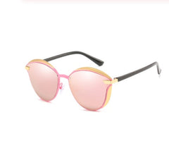 Metal polarized casual glasses