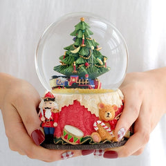 Snowflake Crystal Music Ball Rotating Music Box