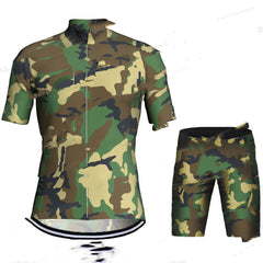 Short Sleeve Bib Cycling Suit Summer Road