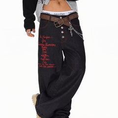 American-style High-street Machete Jeans For Men