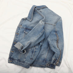 Men's Loose Plus Size All Match Denim Jacket