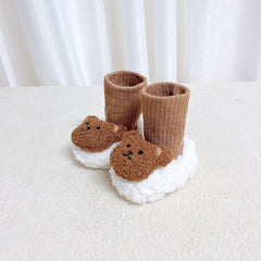 Thick Cotton Shoe Cover Baby Foot Protector Plus Velvet