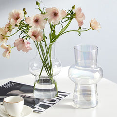 Wind Lantern Creative Glass Vase Decoration Living Room Vase Insertion