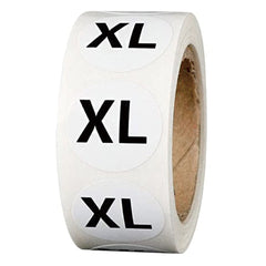 S M L XL Size Clothes Hat Size Sticker Sticker