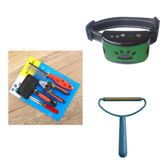 Dog Training Collar Waterproof Electric Pet Remote Control Rechargeable Dogs Trainer Bark Arrester With Shock Vibration Sound