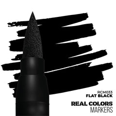 AK Interactive Markers: Real Colors Markers - Flat Black