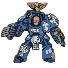 Foam Brain Mystery Loot: 40K Enamel Pins - Ultramarines vs Tyranids
