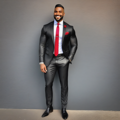 HANDSOME Formal Plus Size Men's Suit Jacket Business Suit