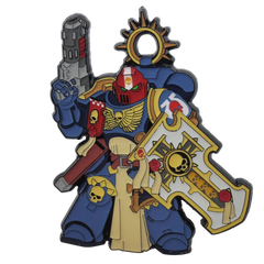 Foam Brain Mystery Loot: 40K Enamel Pins - Ultramarines vs Tyranids