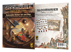 Gloomhaven: Jaws of the Lion - Removable Sticker Set & Map
