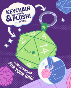 Squishable: D20 Plush Keychain Blind Box, Series 1: Let's Roll