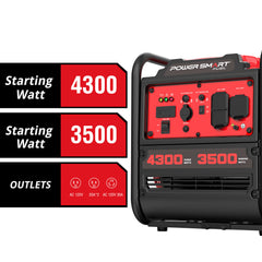 4300W Open Frame Gas Inverter Generator DB5041