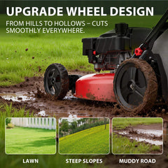 21 " 170cc Gas Self-Propelled 3-in-1 Lawn Mower DB8621S