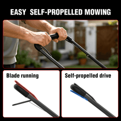 22" 170cc Gas Self-Propelled 3-in-1 Lawn Mower V8622S